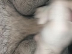 Mastubation with haired cock, which you'll never find the same!