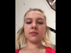 Great masturbate in changing room