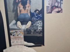 Novia dando una mamada, quiere la lechita en su cara