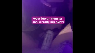 compte à rebours femboy avec une monstrueuse canette