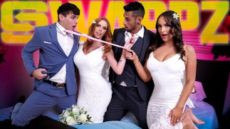 Une belle-mère dépravée séduit son beau-fils juste avant sa putain de cérémonie de mariage