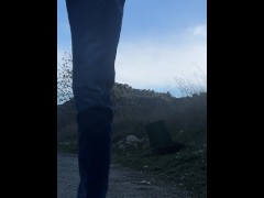 caught peeing side road - Screenshot 15 of 16 - Public Flashing