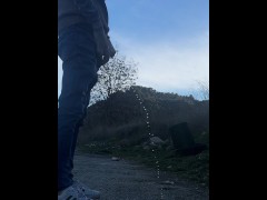 caught peeing side road - Screenshot 4 of 16 - Pissing