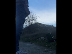 caught peeing side road - Screenshot 5 of 16 - Public Flashing