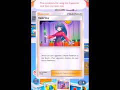Playing Pokémon TCG With A Big Dick