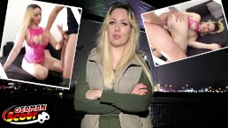 GERMAN SCOUT - 完美的圆屁股德国女孩 Marie Cherie 第一次铸造操
