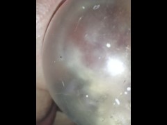 Butter butt vacuum pumped fart tart