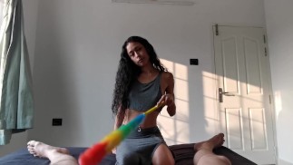 Indian Maid cleans your Cock