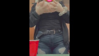 White Girl Horny At Motel Party