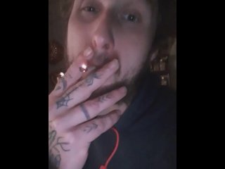 Smoking in the kitchen