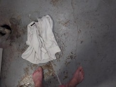 More naughty dress shirt pissing
