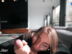 Sugar baby asked for cock - Screenshot 5 of 16 - Pov Blowjob