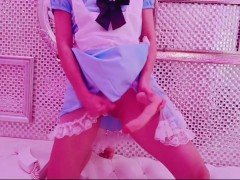 【どエロ名作！メイド大量潮吹き】ご主人様の前で自分で突いて突いて止まらない大量潮 - Screenshot 2 of 16 - メイド