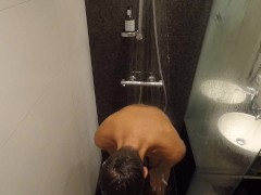 TIM BLESH shower cumshot