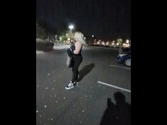 Part 2 to our night out bowling. Risky outside public fun with Him. BadBlondieMonroe