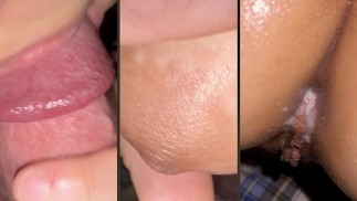 Hot Asian Teen with Perky Tits Sucks White Dick and Finishes With Cum in Her Asshole