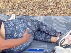 Steamy Outdoor Romance: Shy Wife’s Sensual Massages & Big Ass ASMR in Picnic Park
