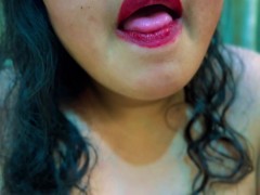 Arabian Hot Cute 19+ Girl Want Random Cock She want suck because she is alone - Sexy Big Red Lips