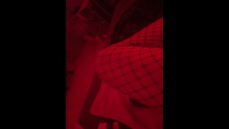 demoness Ashley Valentine jerks off her big shecock part 3