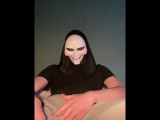 GREEK JERKING OFF BIG UNCUT COCK (WITH CUMSHOT)