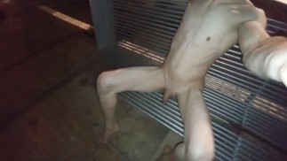 Walking naked in public
