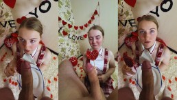 Моя сводная сестра флиртует со мной. Она попросила меня научить ее горловому минету.