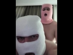 I FILM MYSELF WHILE MY HOT Femdom Mommy Pegging And Gaping MY TIGHT ASSHOLE