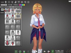 【#06夏のサカり(体験版)実況】巨乳金髪黒ギャルに色んな手コキされぶっかけ顔射精しちゃう。(３DCGエロゲ―。hentai game)