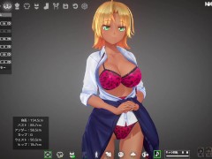 【#06夏のサカり(体験版)実況】巨乳金髪黒ギャルに色んな手コキされぶっかけ顔射精しちゃう。(３DCGエロゲ―。hentai game) 13/16