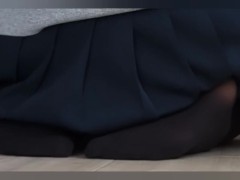 色んなのを履いて正座した足裏を見せてみた！ - Screenshot 8 of 16 - 網タイツ