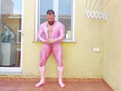 HOT WET PINK SPANDEX