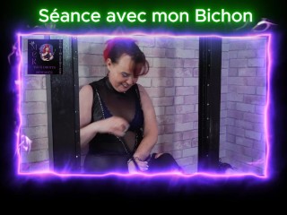 Je Joue Avec Le Cul et Les Tétons De Mon Bichon Sans Qu'il Puisse Bouger Ou Voir