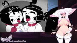 哑剧和破折号 - Derpixon |𓆩 Moky 反应 𓆪