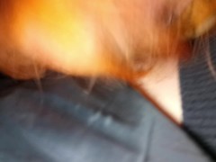 Redhead slut wife loves to suck cocks and get cum