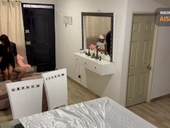 Super Hot latina Makes delivery Guy try a Monica Moments Doll and then her Ass - Aisha & Juan