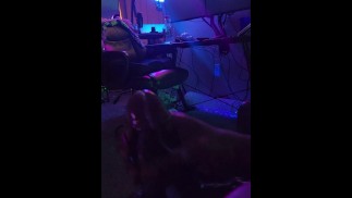 Поздняя ночь в офисе нужна, чтобы орешиться... (Оповещение о сперме Thick)