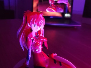 Asuka Evangelion Figurine Cumshot