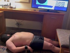 Princess Brittany first time testing her trampoline