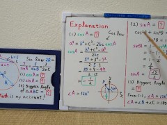 Biggest Angle of Triangle ABC.[JapanMath](Big Natural Tits)