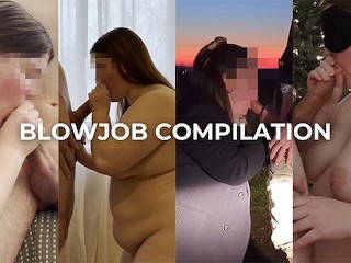 Blowjob Compilation #01 - Sie Bläst Wie Eine Wild Gewordene Furie