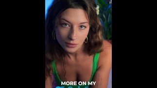 Сладкая брюнетка дрочит и освобождает твой твердый член