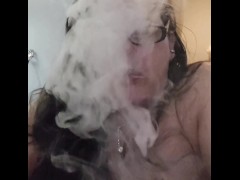 Blowing slow motion clouds