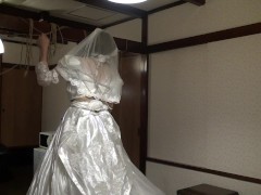 ウェディングドレス女装自縛立縛り - Screenshot 1 of 16 - 女装