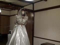 ウェディングドレス女装自縛立縛り - Screenshot 14 of 16 - ウェディングドレス