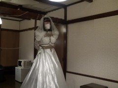 ウェディングドレス女装自縛立縛り - Screenshot 7 of 16 - 自縛