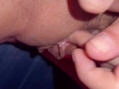 Close-up. How a woman has an orgasm 16/16