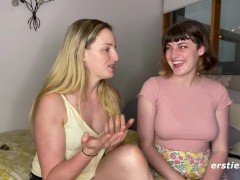 Ersties - Lucy & Charlie Do Naughty Lesbian Things in a Library - Screenshot 9 of 16 - Girls Making Out