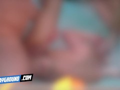 COSPLAYGROUND - Jade Kush as Chun Li Fights To Take Two Dicks At The Same Time