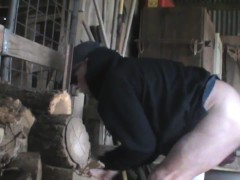 SUBMISSIVE HUSBAND-Peg with Big Head Dick
