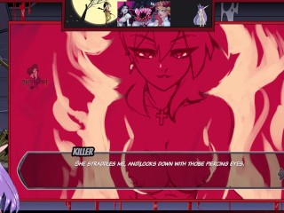 Секс втроем Love Sucks Night one Хентай без цензуры, часть 8